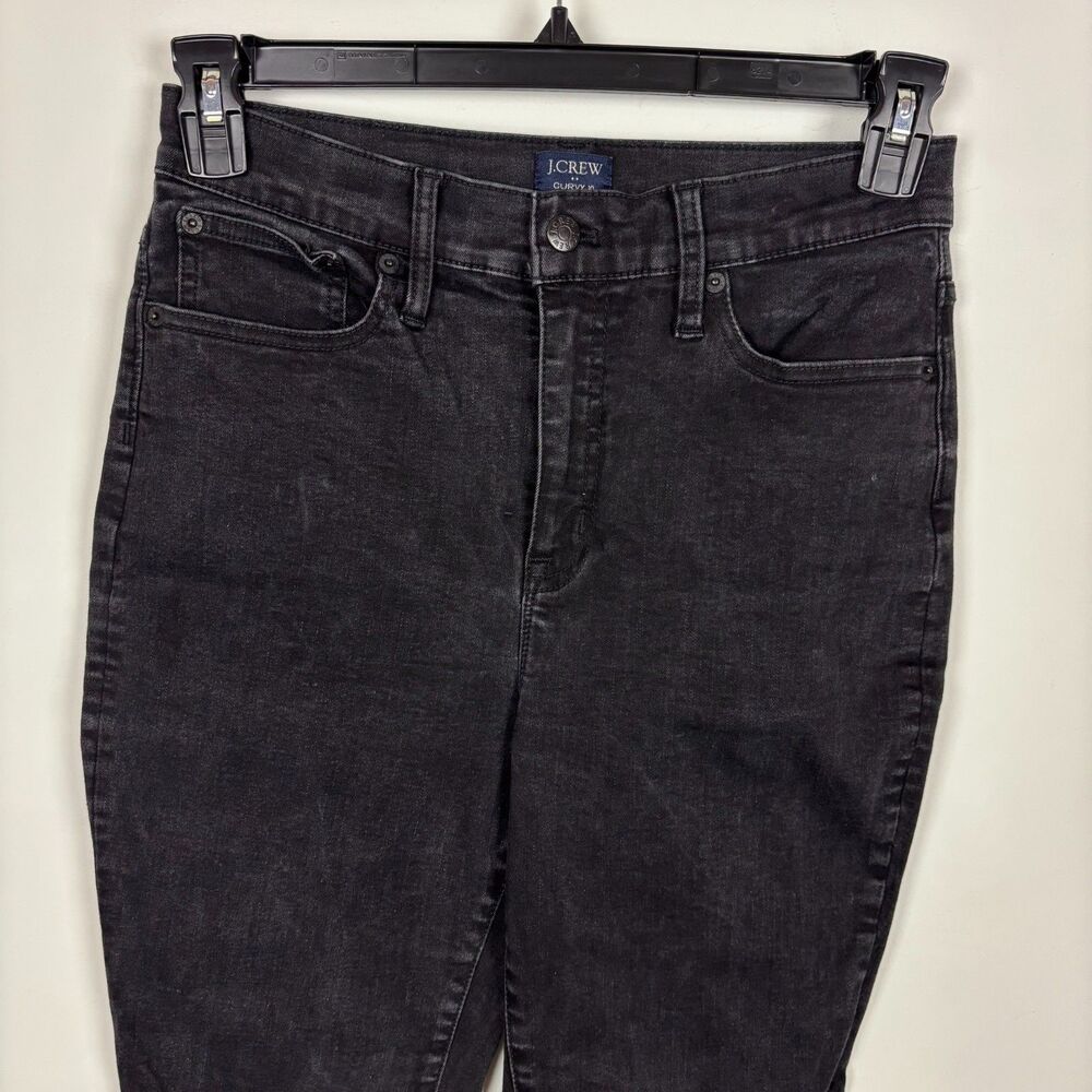 J. Crew Curvy 10 High Rise Skinny Black Jeans Women’s 29 - Picture 4 of 10